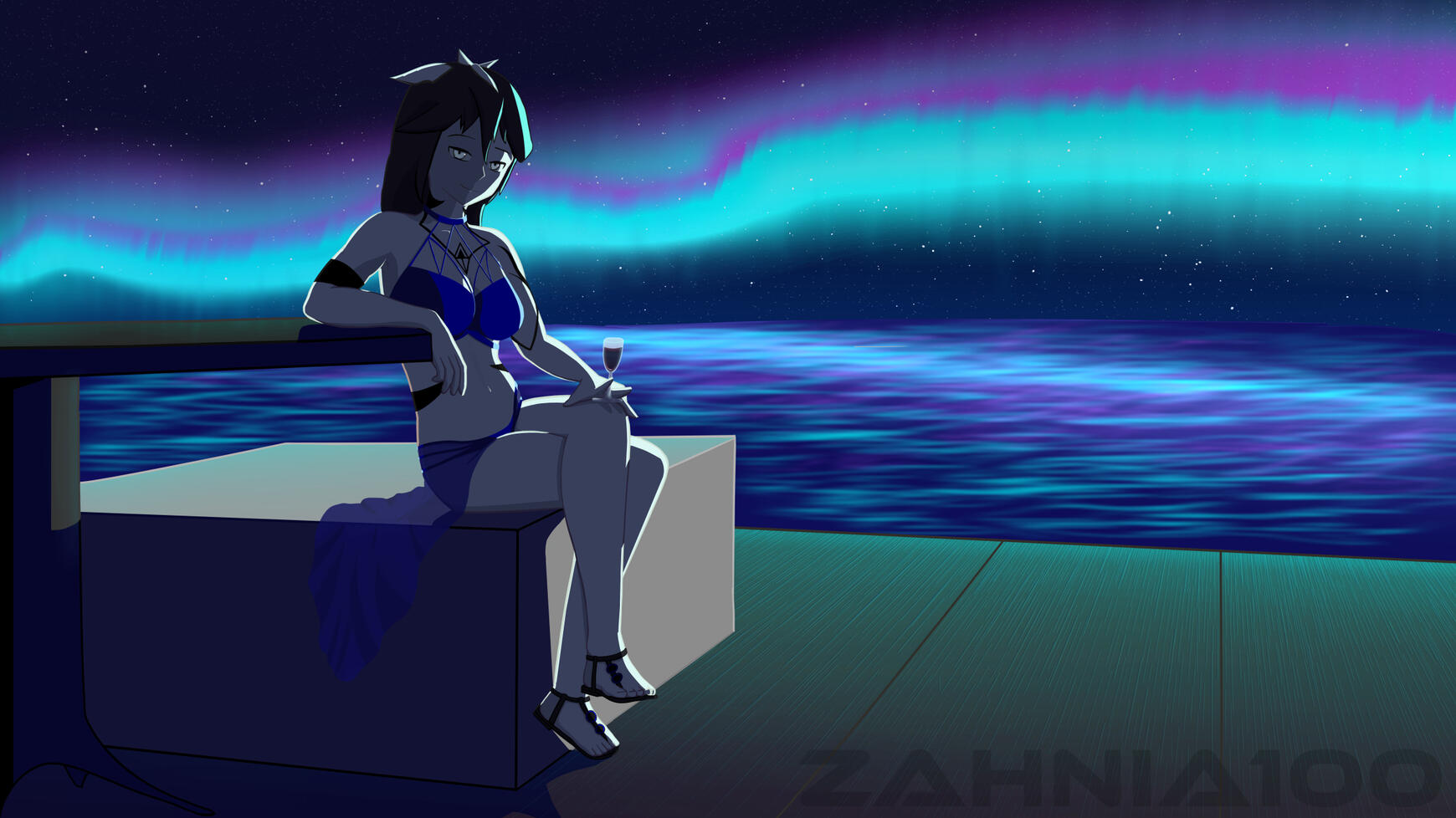 Night by the water with Zahn