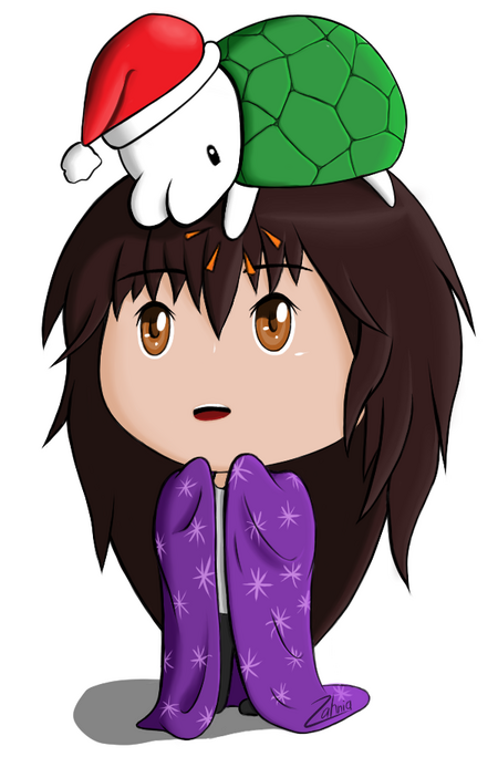 AnneEraser with a Snom on her head