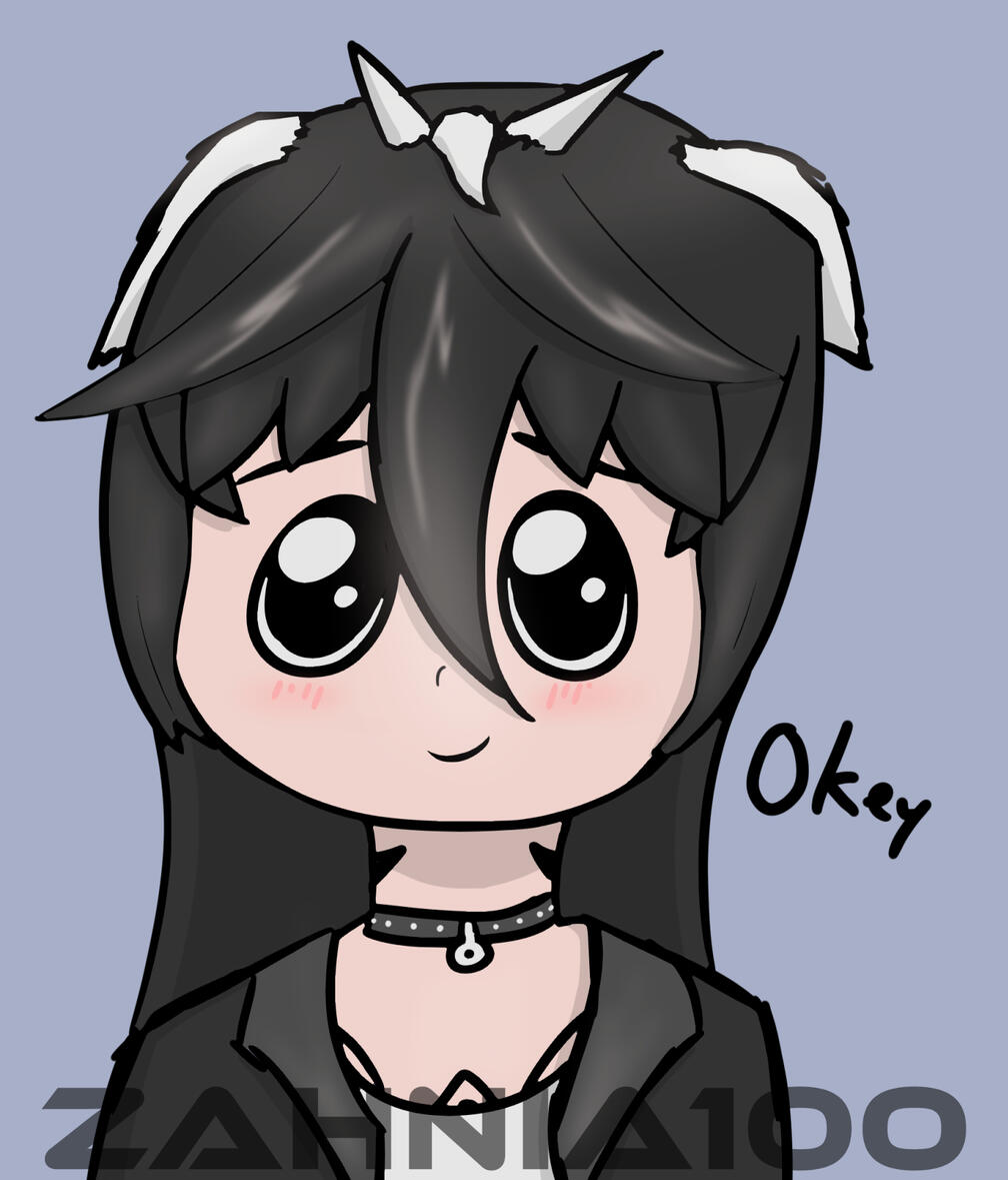 Zahn doodle "Okey"